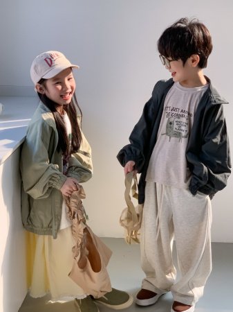 Детская куртка 2024 весна для мальчиков и девочек фотография