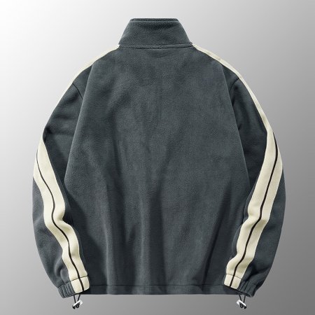 Мужская куртка с начесом и застежкой на молнии изображение