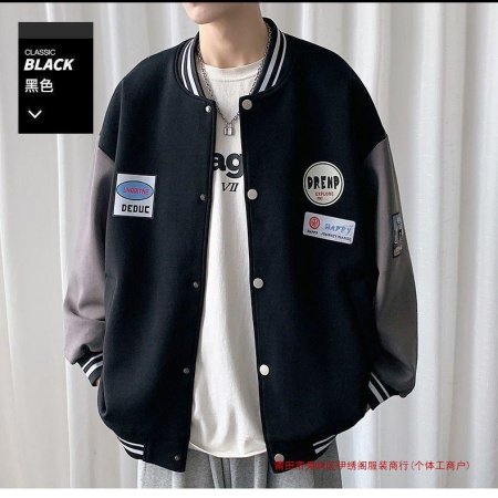 Мужская куртка бейсболка с добавлением флиса фотография