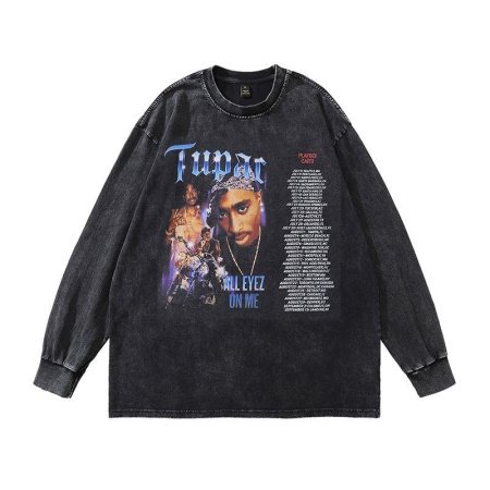 Толстовка TKPA с длинным рукавом в стиле ретро фотография