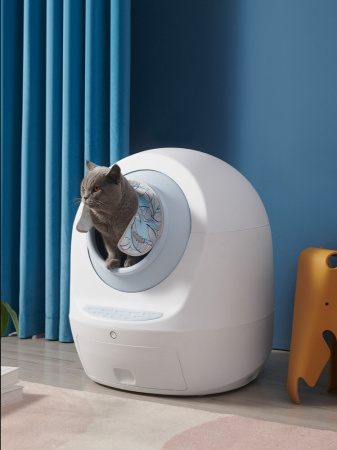 Автоматический кошачий туалет 21158-blue/ К1 / В14.5 детальное фото