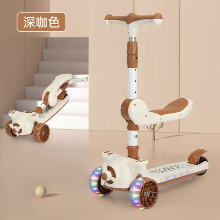 Детский складной самокат фотография