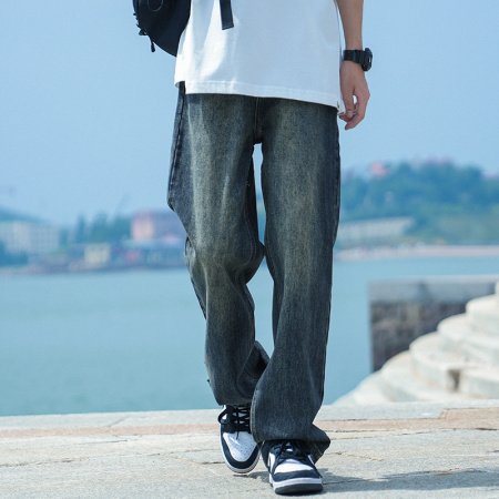 Мужские джинсы в стиле хайстрит 2024 фото