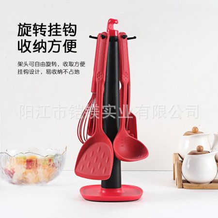 Набор кухонных принадлежностей из нержавеющей стали фотография