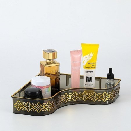 Полка для ванной комнаты с золотым тиснением фото