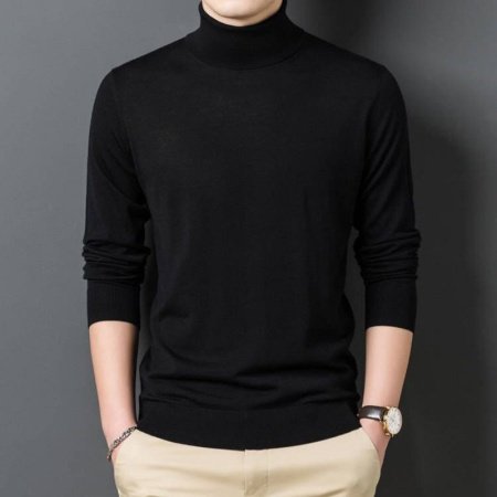 Мужской свитер из тонкой шерсти фото