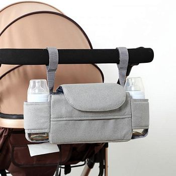 Мультифункциональная сумка для детской коляски изображение