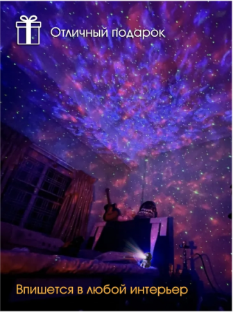 Ночник проектор звездное небо космонавт GO-NO-47 / К48 / В14 детальное фото