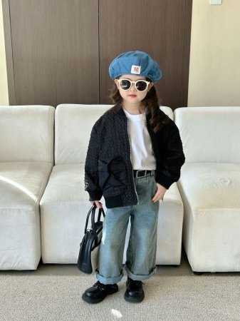 Детская куртка с пузырьками и складками фото