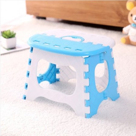 Складной пластиковый табурет для ванной комнаты и детей изображение