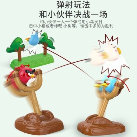 Набор игрушек сцены Angry Birds фото