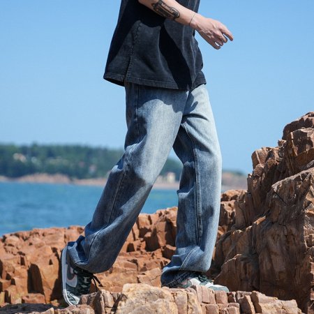 Мужские джинсы в стиле хайстрит 2024 фото