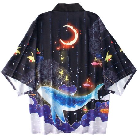 Китайская традиционная одежда с рисунком волны и карпа фотография