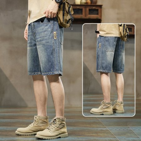 Мужские джинсовые шорты летнего сезона фото