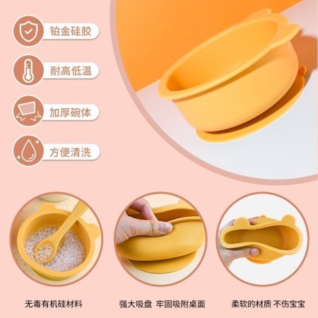 Детская миска с мультяшным медвежонком изображение