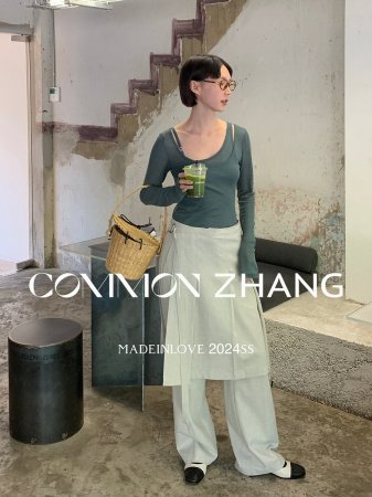 Футболка с длинным рукавом COMMON ZHANG фото