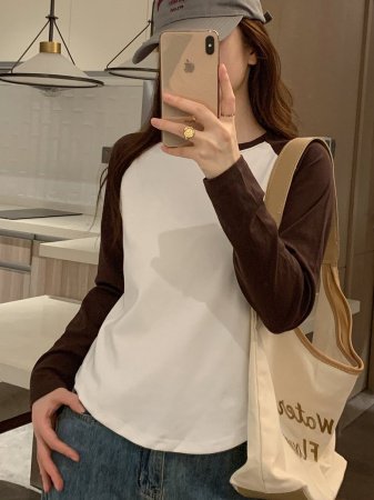 Женская футболка с длинным рукавом фотография