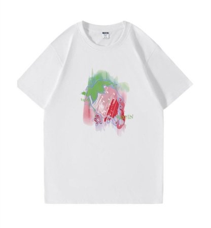 Женская футболка из чистого хлопка изображение