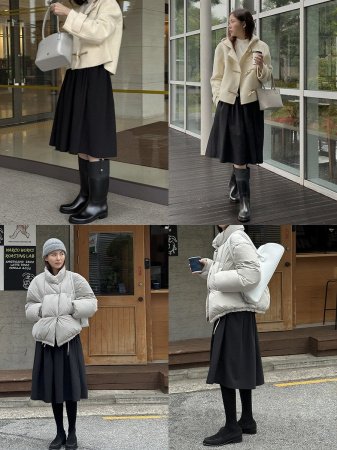 Женская зимняя юбка из вельвета изображение