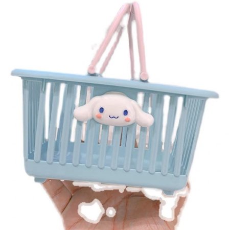 Корзина для хранения Макарон в стиле цветового столкновения фотография