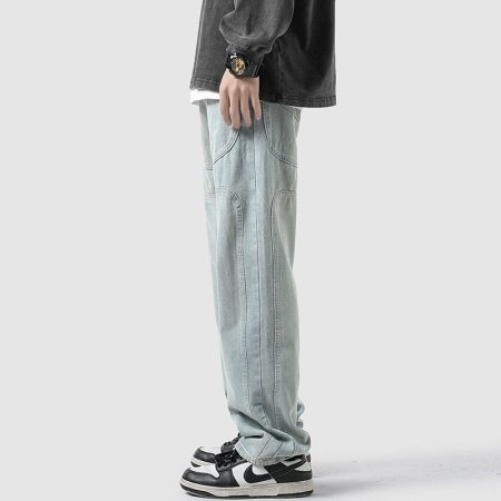 Черные джинсы прямого кроя фото