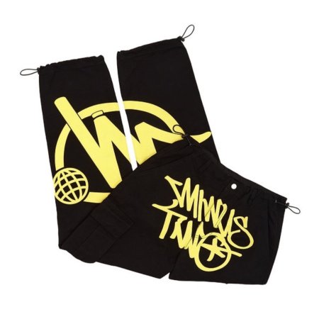 Мужские джинсы с принтом букв в стиле уличной моды изображение