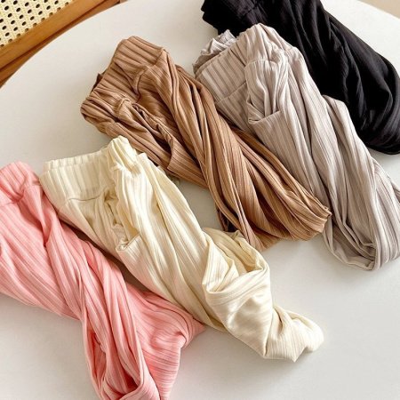 Детские летние брюки с широкими штанинами фотография