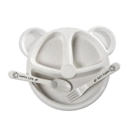 Детская посуда с разделениями Cute Bear Set фотография
