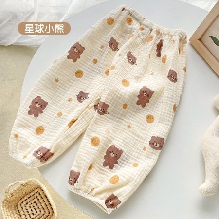 Летние детские штаны из марли фото