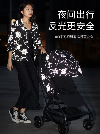 HBR虎贝尔M360幻梦星芒旋转婴儿推车轻便双向高景观 изображение
