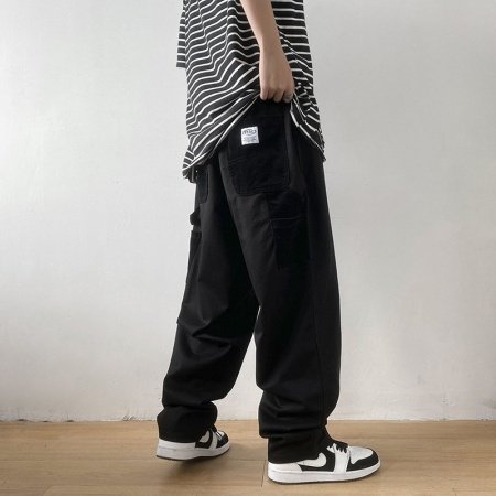 Летние прямые брюки мужские изображение