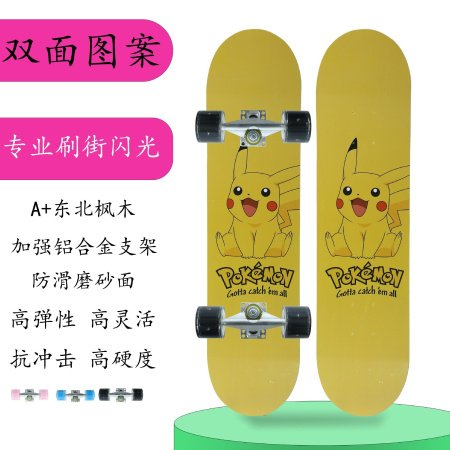 Детский скейтборд с четырьмя колесами фото