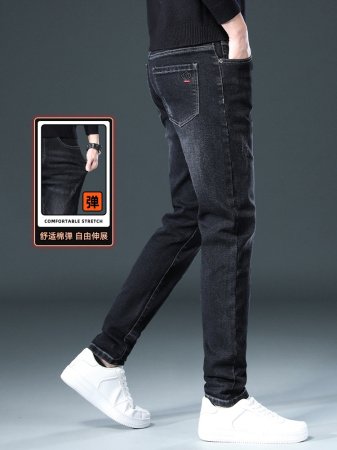 Мужские джинсы в стиле новинка весна-осень фото