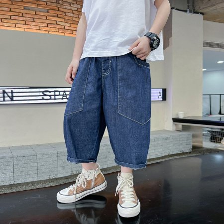 Джинсы для мальчиков 7/8 лет фотография