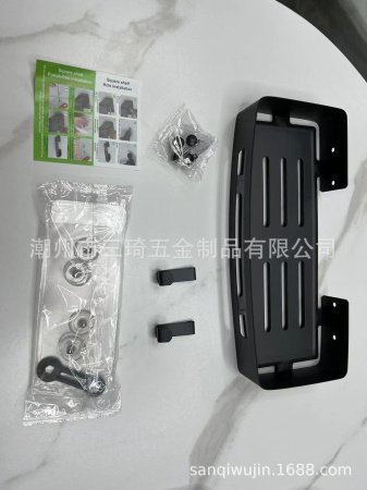 Угловая полка для ванной комнаты из нержавеющей стали изображение