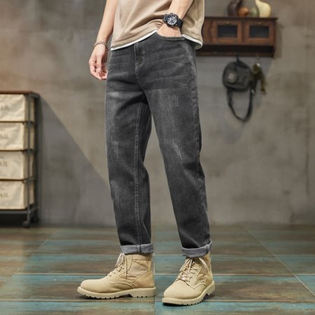 Мужские джинсы весна-лето изображение