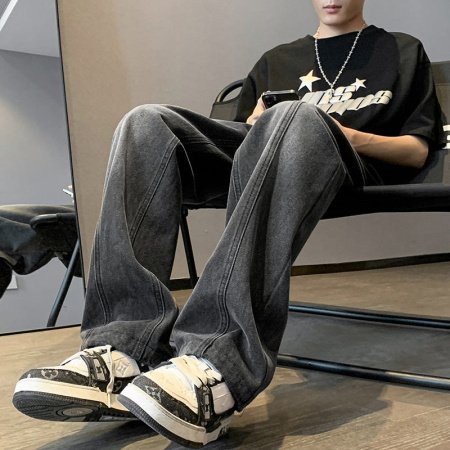 Мужские джинсы в стиле Vibe с черным градиентом фотография