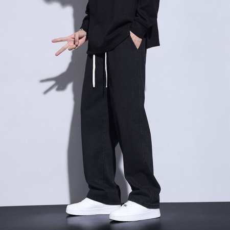 Мужские джинсы черного цвета фото