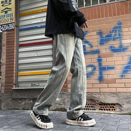 Мужские джинсы в стиле хайстрит изображение