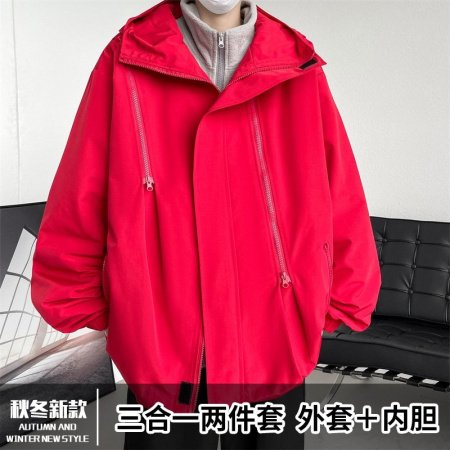 Мужская куртка с тройным слоем фото