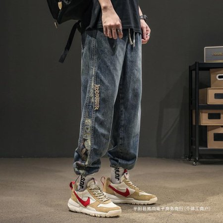 Джинсы мужские 2024 новинка весна-осень изображение