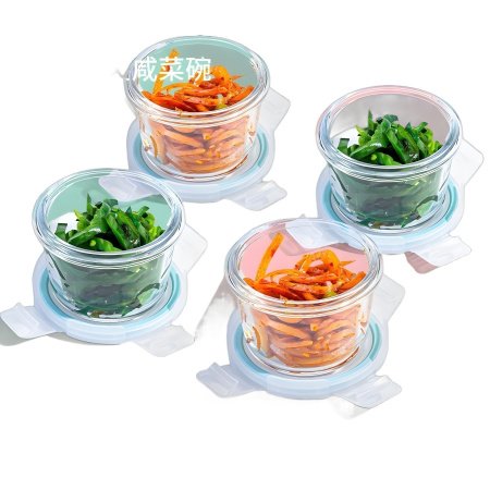 Стеклянная миска для закусок и соусов фото