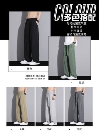 NASA мужские летние широкие брюки 2024 фото