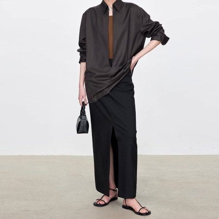 Женская юбка-полусарафан в стиле INS блогера фото