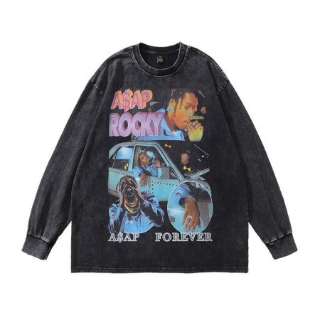 Толстовка TKPA с длинным рукавом в стиле ретро фотография