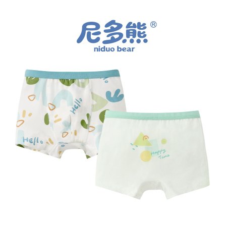 Набор мужских детских трусов из чистого хлопка изображение