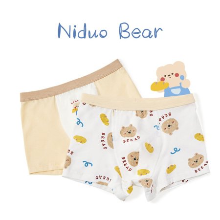 Набор мужских детских трусов из чистого хлопка изображение