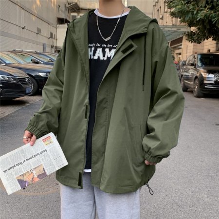 Мужская винтажная куртка с капюшоном фотография