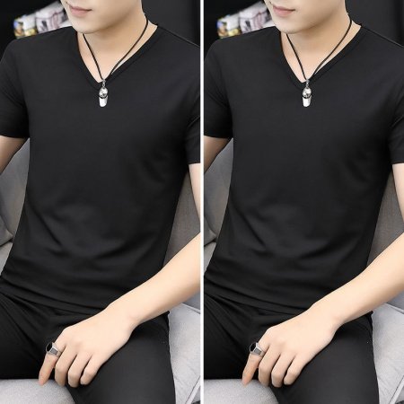 Мужская футболка из модала и льна изображение