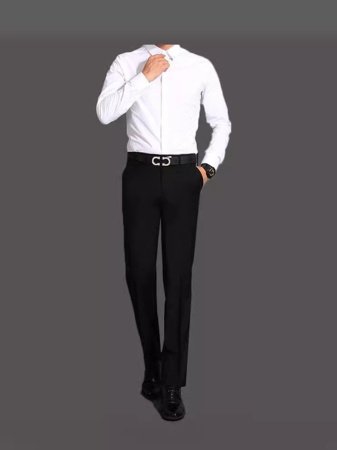 Мужские брюки в стиле бизнес-классика фотография